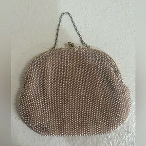 Antique 1920s‎ Vintage Hand Beaded  ladies evening purse. Clutch